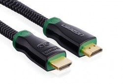 Cáp HDMI UGreen metal connector with Nylon 1.4V, full copper 19+1 - 1.5M