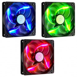 Fan case Cooler Master FAN 90cfm silent LED fan 120mm (Red/ Blue/ Green)