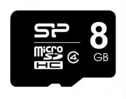Silicon Power - Micro SDHC Card 8GB Class 4