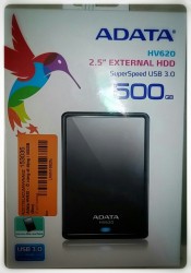 Ổ Cứng Di Động ADATA  HV620 500GB ( Đen)