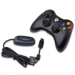Tay bấm game Xbox360 Wireless + Receiver (không dây) for PC