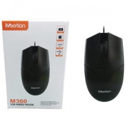 Mouse Meetion M360 Optical Black USB