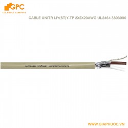 Cáp tín hiệu LAPP Kabel UNITRONIC LiY(ST)Y-TP 2X2X20AWG (3803990) – 2 Pair 20AWG chống nhiễu