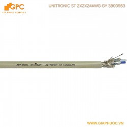 Cáp tín hiệu LAPP Kabel UNITRONIC ST 2X2X24AWG (3800953) – Cáp RS485 chống nhiễu