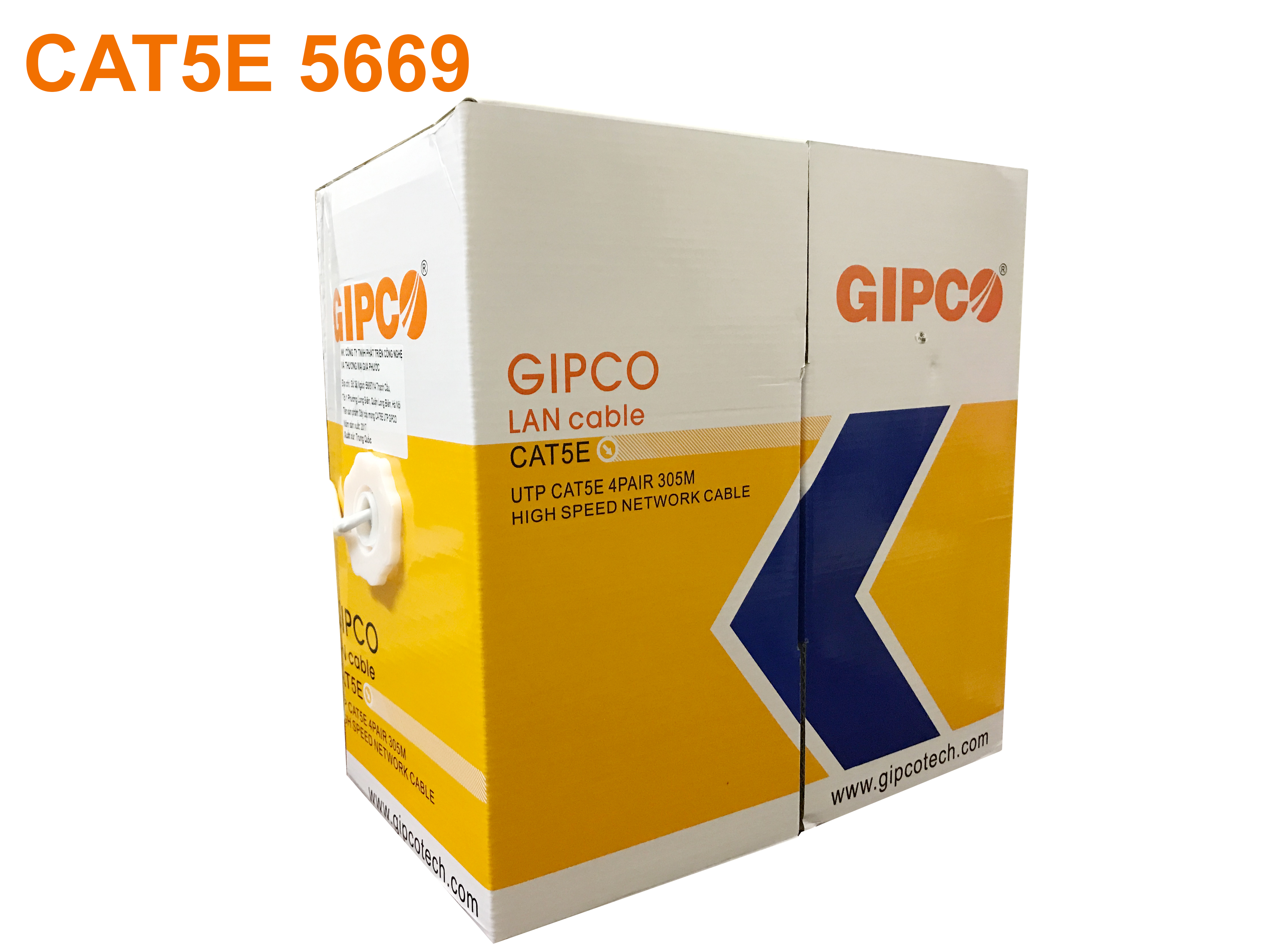 Cable mạng GIPCO - UTP CAT5E - 5669