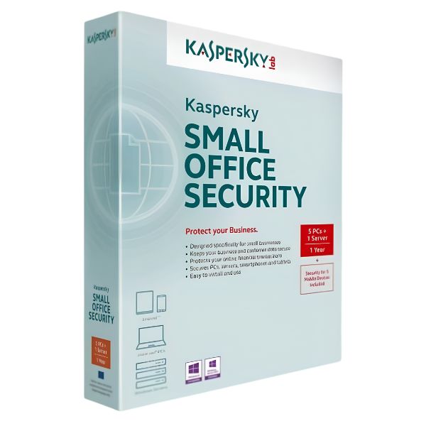 Kaspersky Small Office Security 5 PC + 5 Mobile + 1 File Server 1 Năm